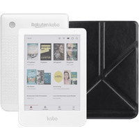Koop Kobo Clara Colour Wit + BlueBuilt Book Case Zwart met korting!